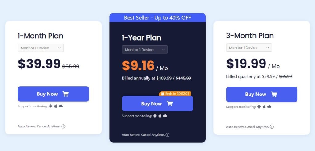 Pricing Plans 