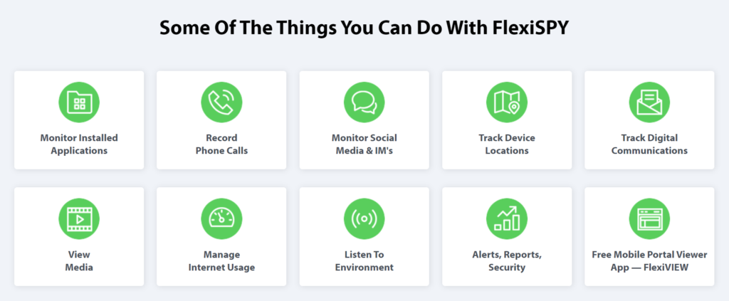 FlexiSPY Review: Key Features