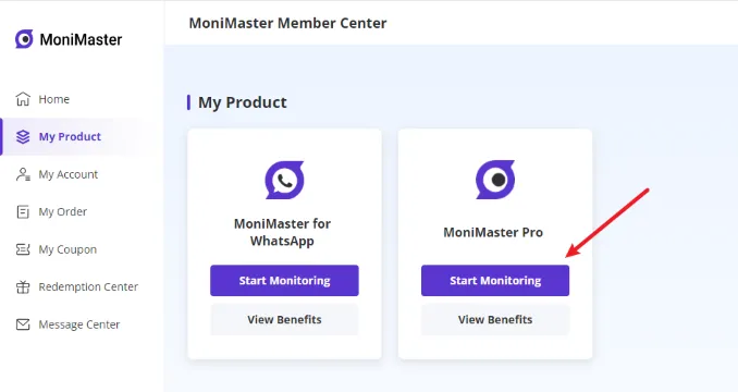 MoniMaster pro app