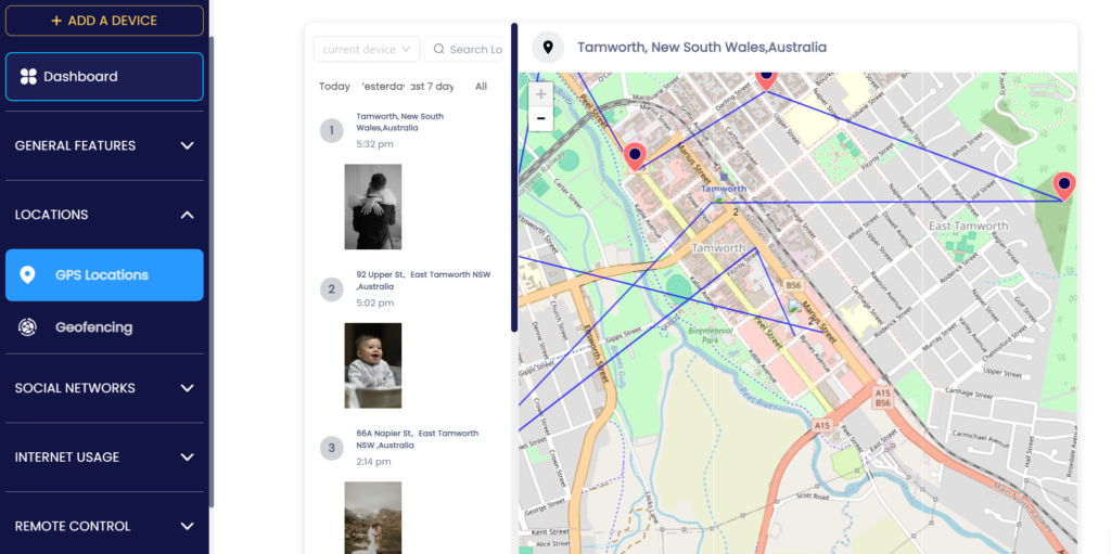 GPS Location Tracking