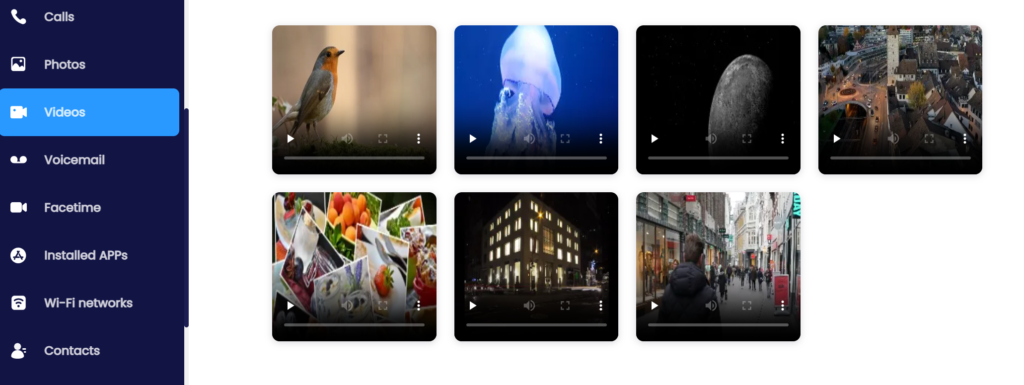 Photos and Videos Monitoring
