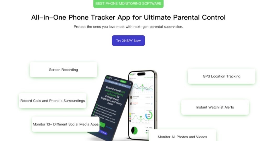 xnspy parental control app for teenagers
